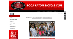 Desktop Screenshot of bocaratonbicycleclub.com